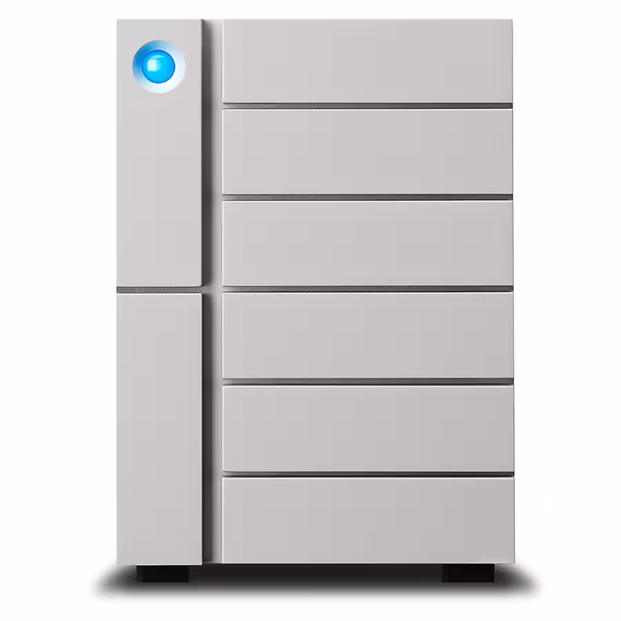 هارد اکسترنال لسی مدل LaCie 6big 6-Bay Desktop RAID Storage STFK96000400 ظرفیت 96 ترابایت - Hiapple.ir