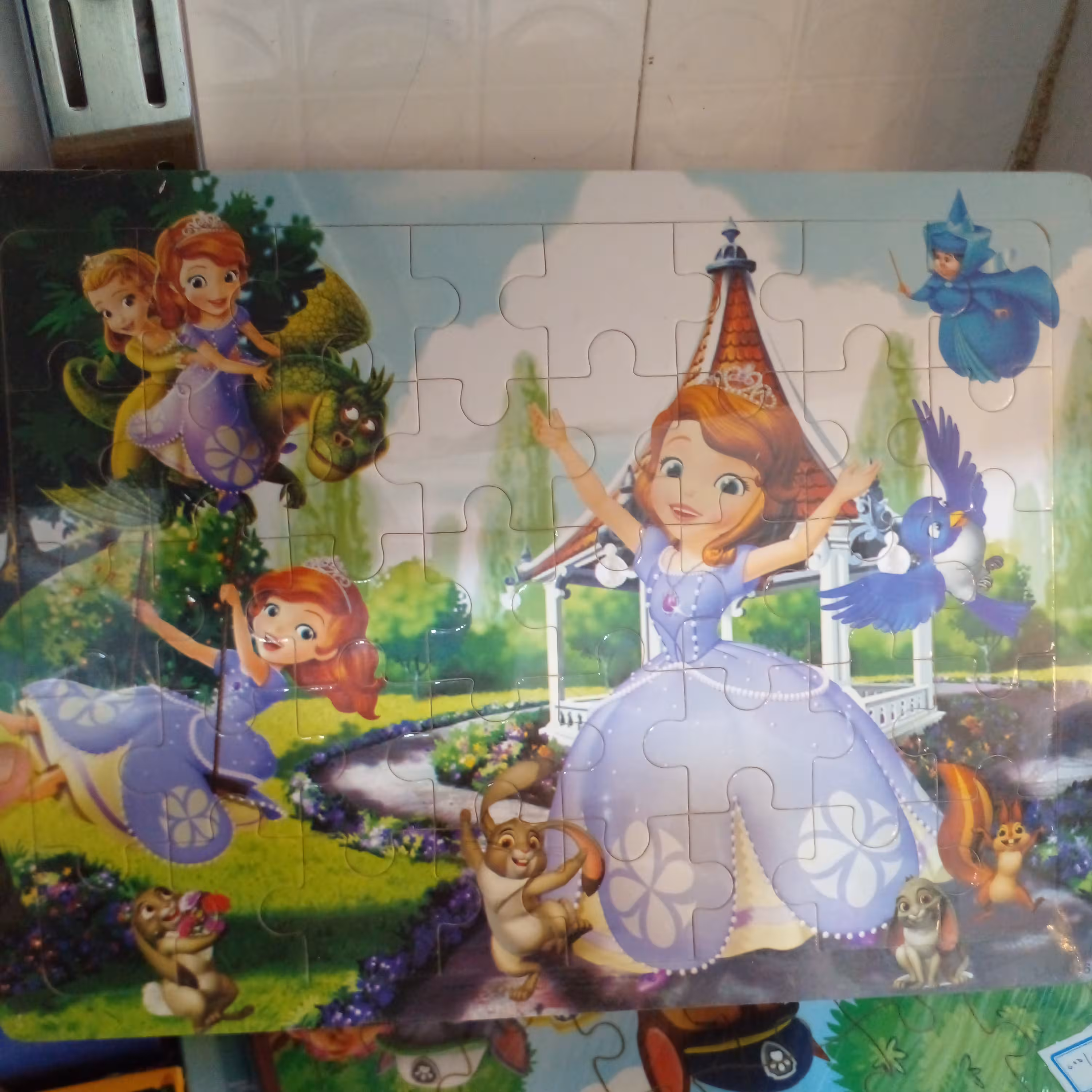 پازل دخترانه 48 تکه ام دی اف 22در 32