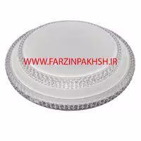 چراغ سقفی دوطبقه کریستالی سه حالته SMD روکار 72 وات گرد مودی مدل 6172R-D