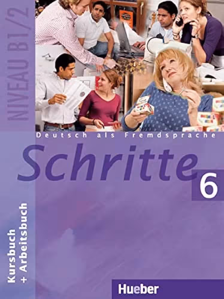 شریته 6 | کتاب آلمانی Schritte 6 Kursbuch Arbeitsbuch (B1/2)