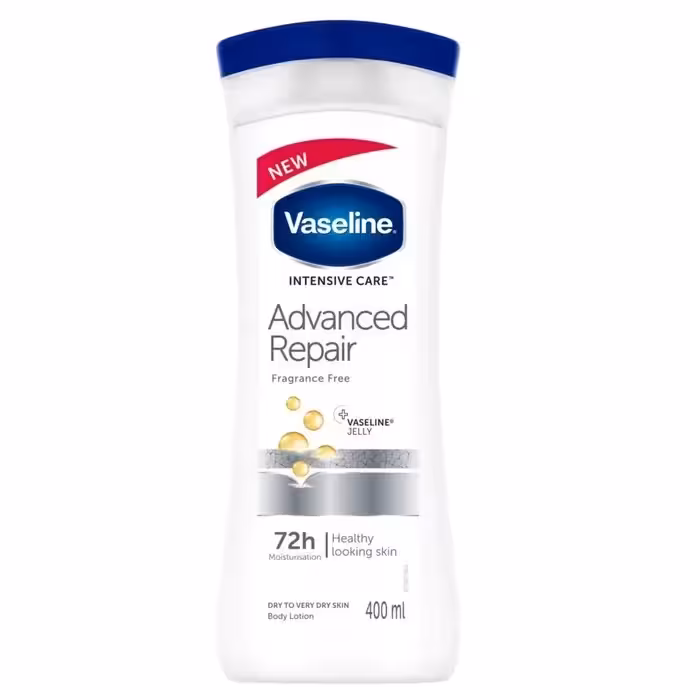 لوسیون بدن وازلین Vaseline مدل Advanced Repair حجم 400 میل