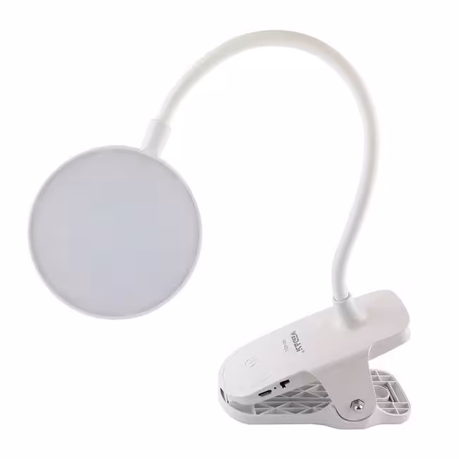 چراغ مطالعه شارژی گیره دار ویداسی WD-6067