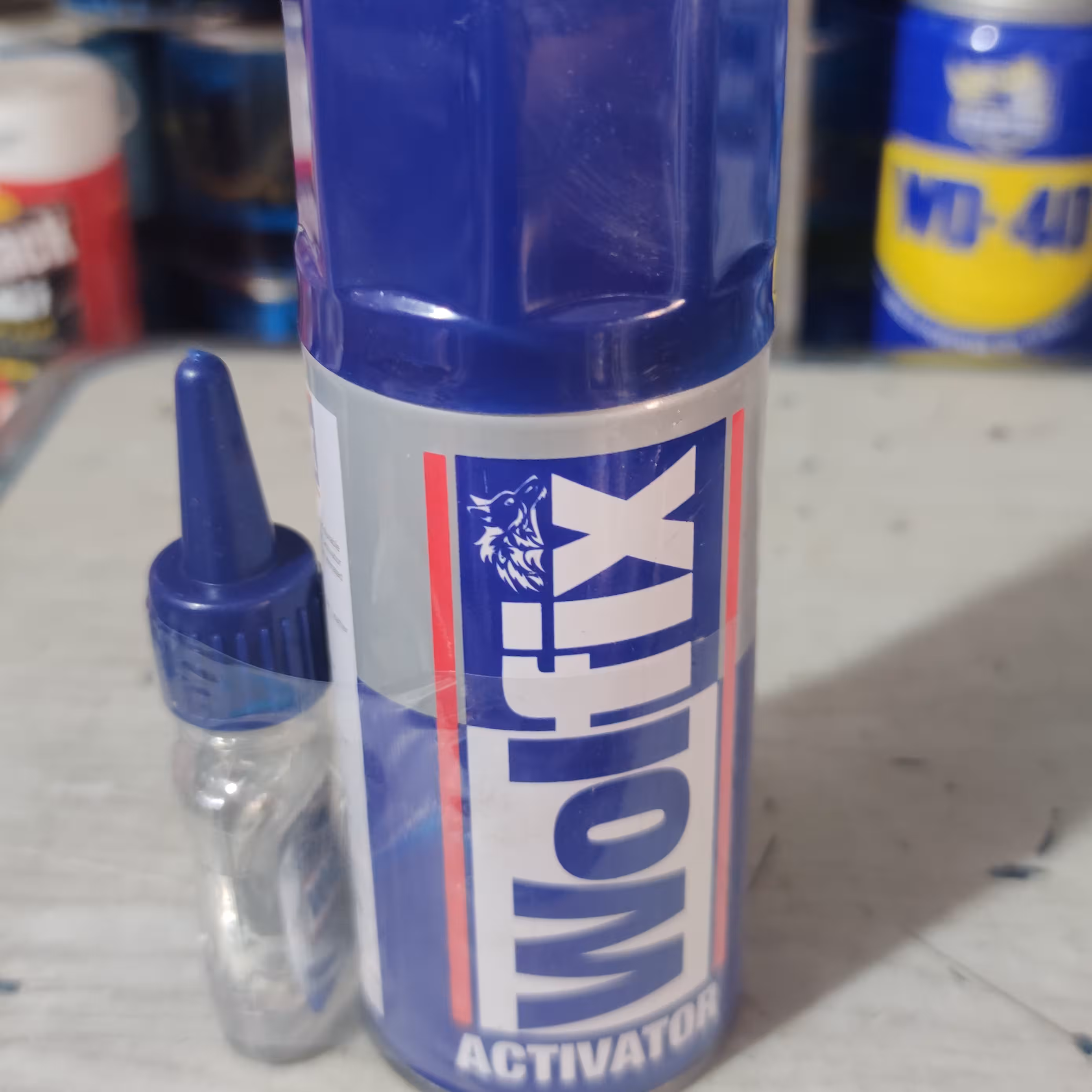 چسب 123 ولفیکس 100 میل قوطی چسب شفاف