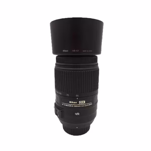 لنز دسته دوم نیکون NIKON AF-S 55-300mm F/4.5.56ED VR