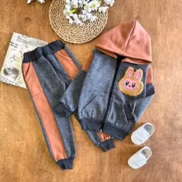 ست سویشرت شلوار لبوبو کرکدار