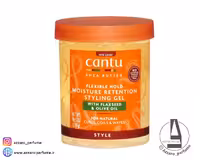 ژل حالت دهنده موی فر کنتو Cantu مدل دانه کتان و روغن زیتون حجم 524 میل