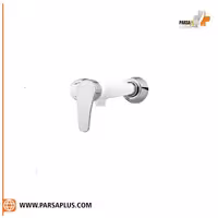 شیر توالت دوان مدل نژو سفید کروم