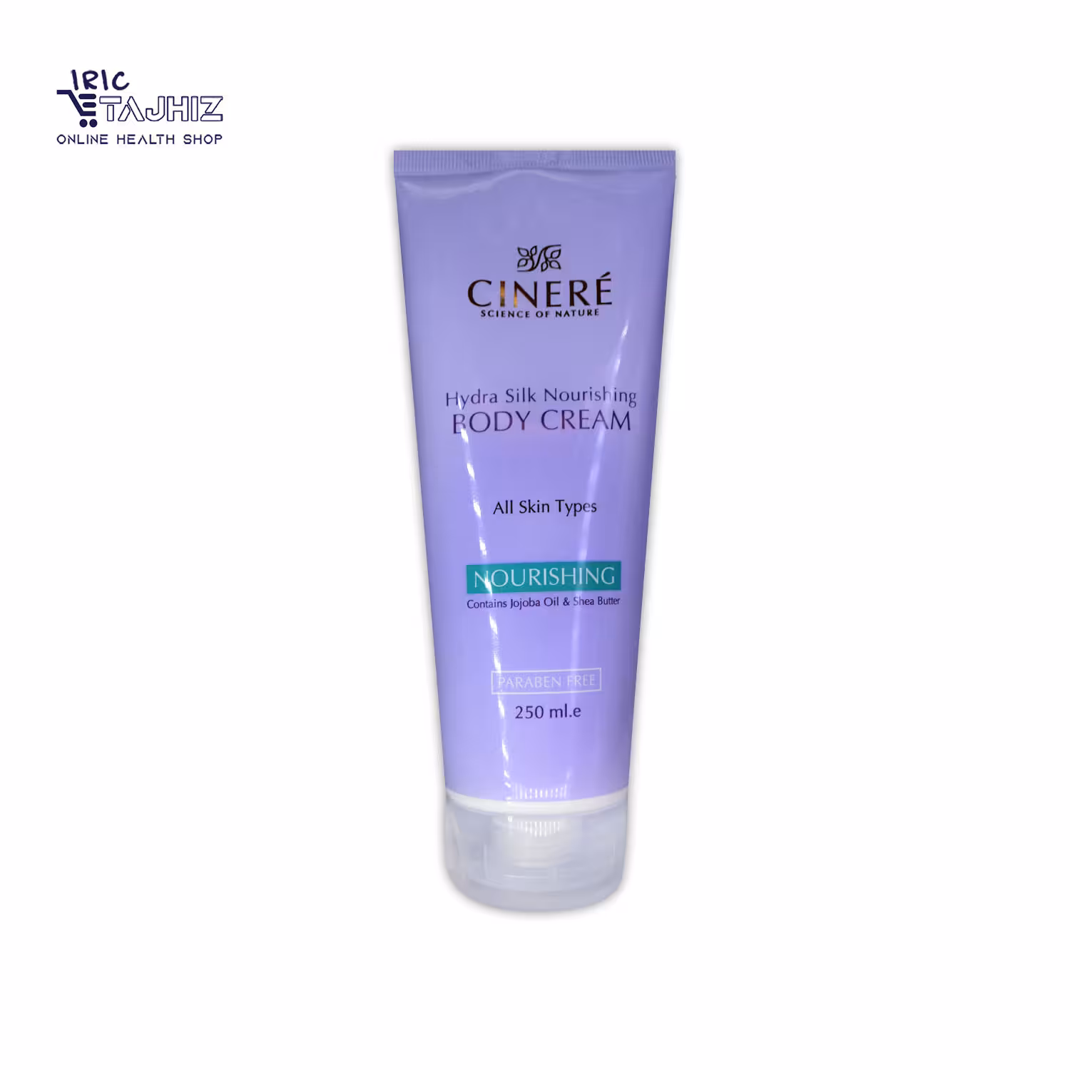 کرم مغذی بدن سینره CINERE مناسب انواع پوست حجم 250 میلی لیتر