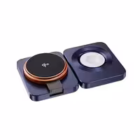 شارژر بیسیم چویتک Choetech MagLeap Qi2 Official 3 in 1 15W