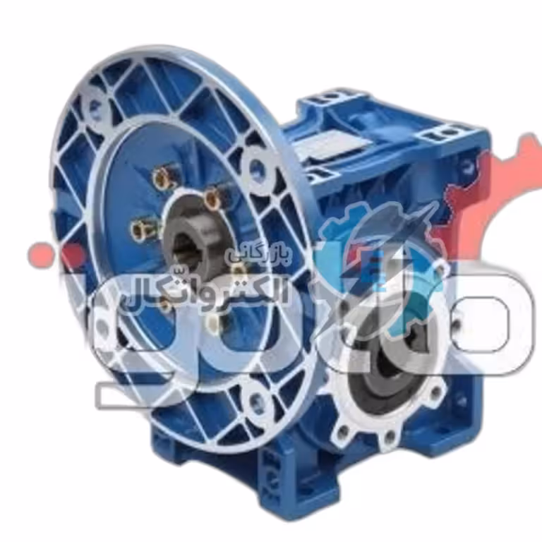 گیربکس حلزونی سهند سایز 50 نسبت 15 ورودی 19 خروجی 25 میلیمتر، فلنج 80B5