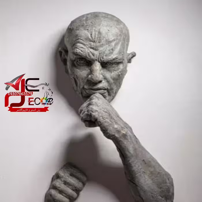 دیوارکوب نیم تنه انسان فیگور تفکر