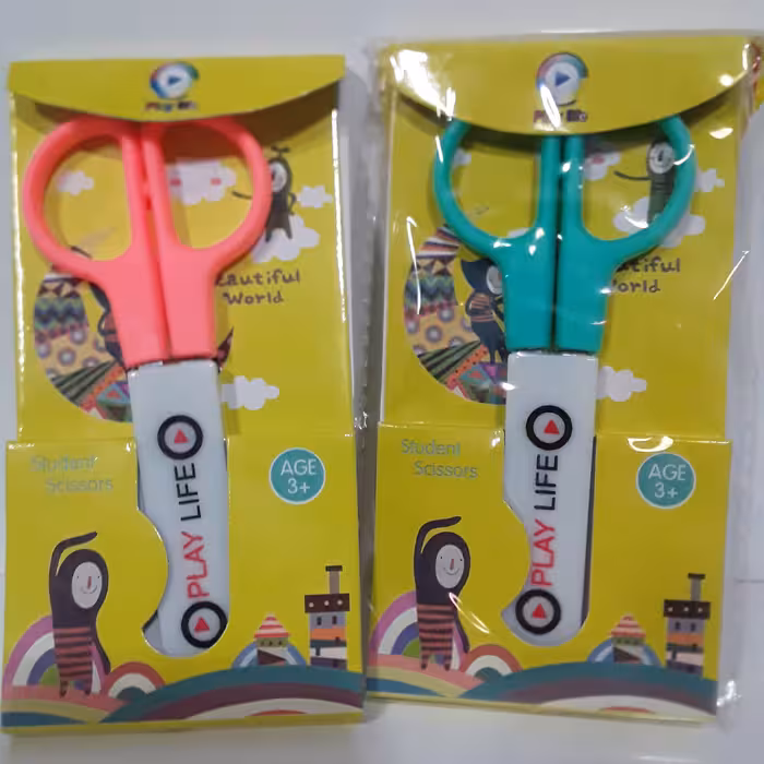 قیچی کاغذ بری غلاف دار  کودک