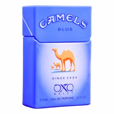 عطر جیبی مردانه اکس بالت مدل camels blue با رایحه خنک حجم 35 میلی‌لیتر