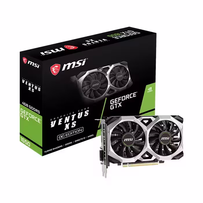 کارت گرافیک ام اس ای GeForce GTX 1650 VENTUS XS 4G OC