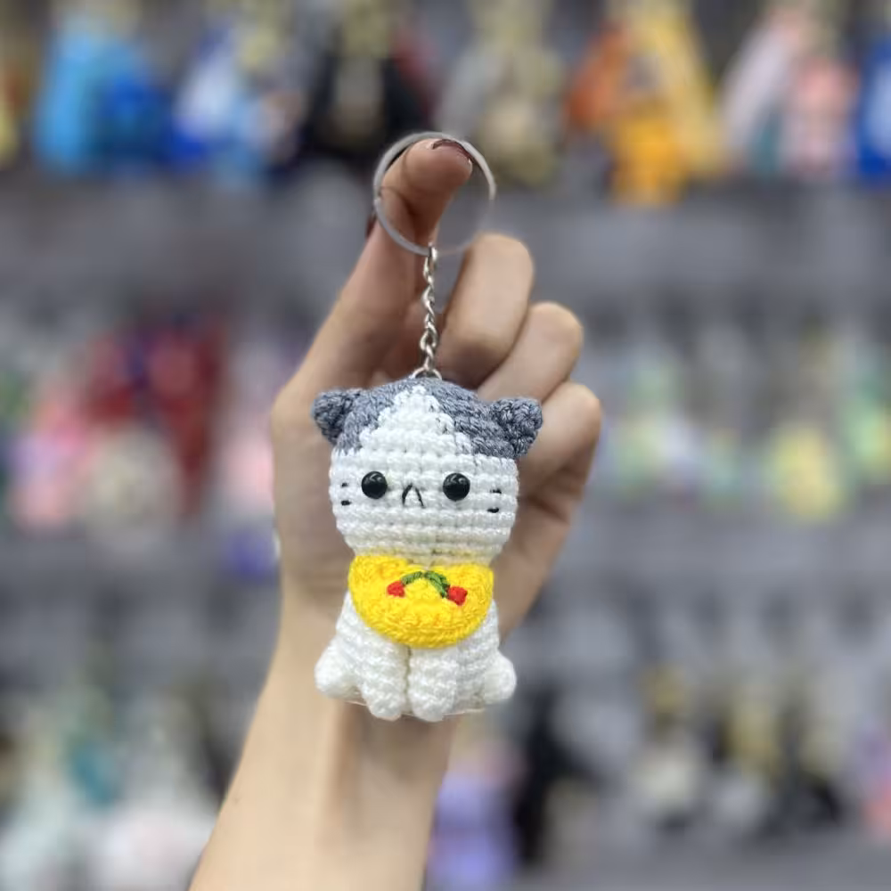 جاکلیدی بافت گربه پیشبندی