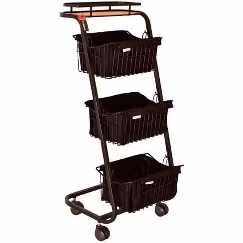 جای سیب زمینی و پیاز یونیک مدل UN-2943 سه طبقه پارچه گهواره