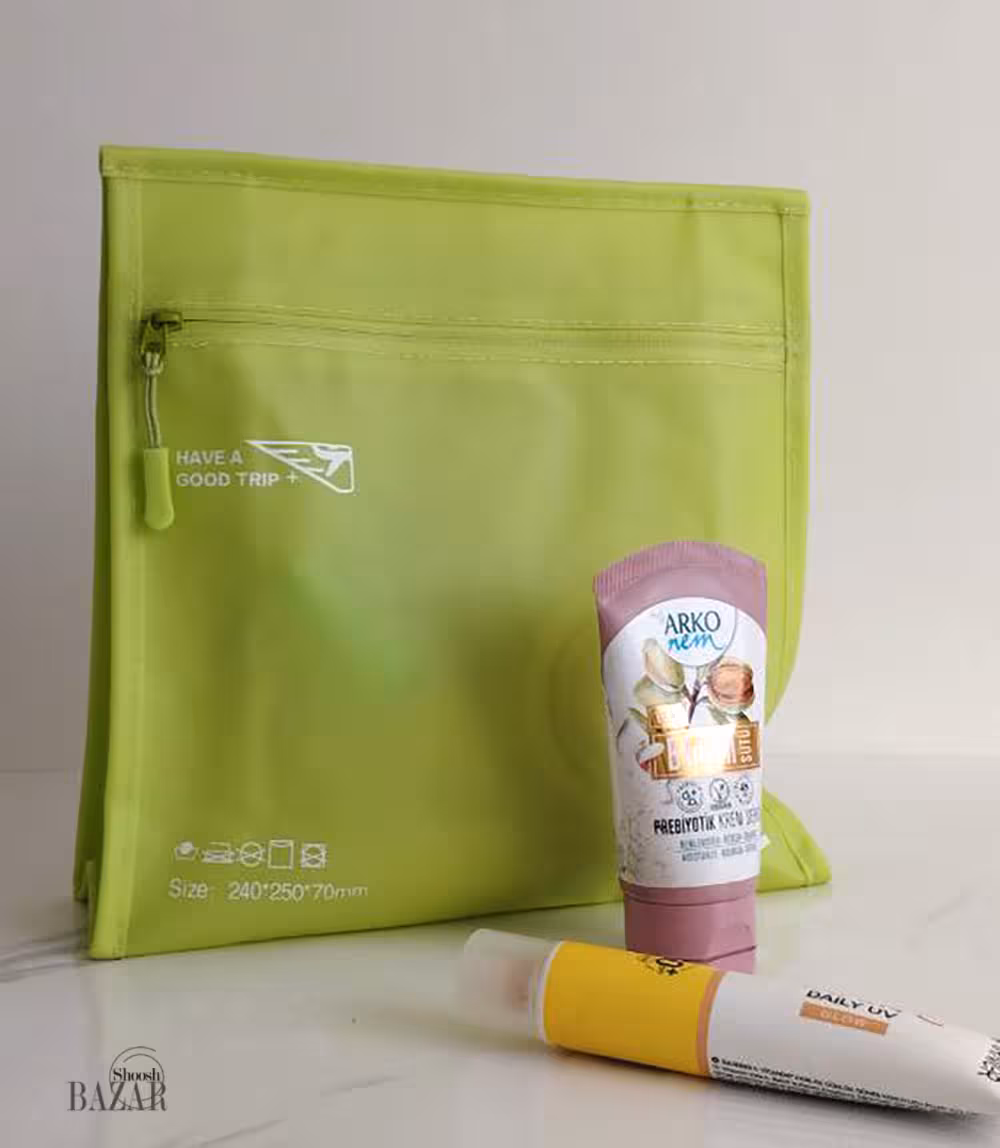 کیف زیپ دار مسافرتی ضد آب پاستیلی مربع