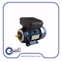 الکتروموتور کاجیلی 1.5کیلووات (2 اسب) تک فاز کلاچ دار 3000 دور نیم فلنج B34 پوسته آلومینیوم