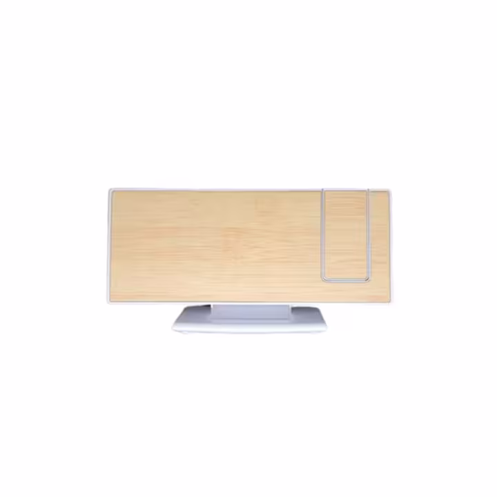 ساعت دیجیتال صفحه چوبی