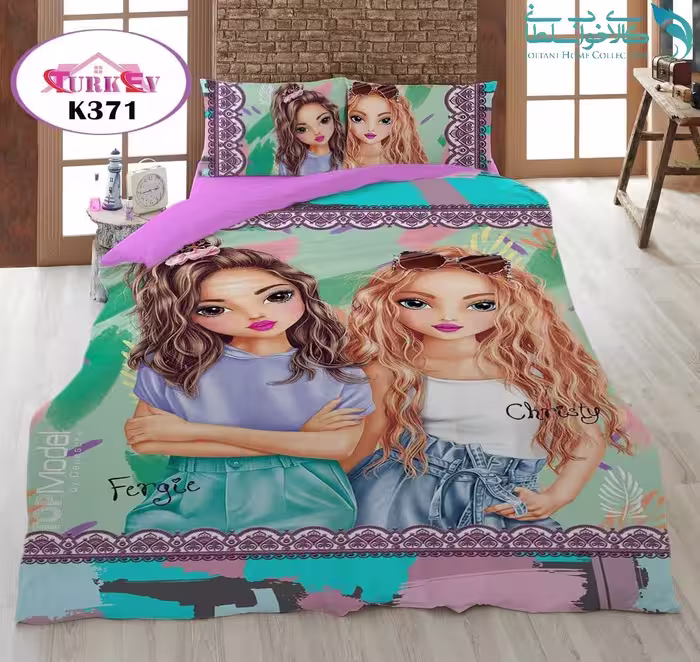 روتختی طرح باربی جذاب یکنفره برند Turkev کد K371