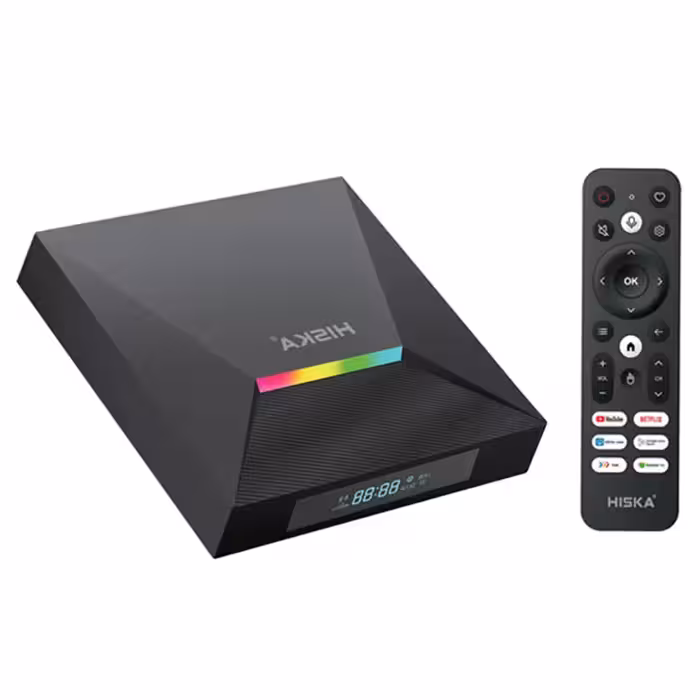 اندروید تی وی باکس هیسکا مدل A12 به همراه ریموت کنترل