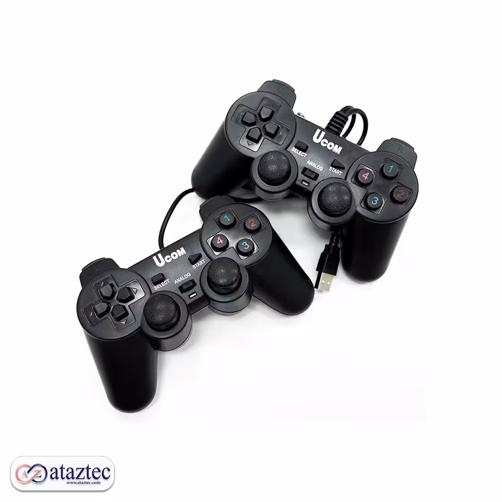 دسته بازى مدل UCom208-2 | کابل 1.8 متری | سازگاری با ویندوز