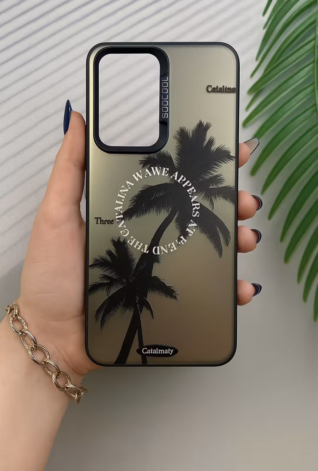 قاب طرح دار سامسونگ A55 طرح نخل