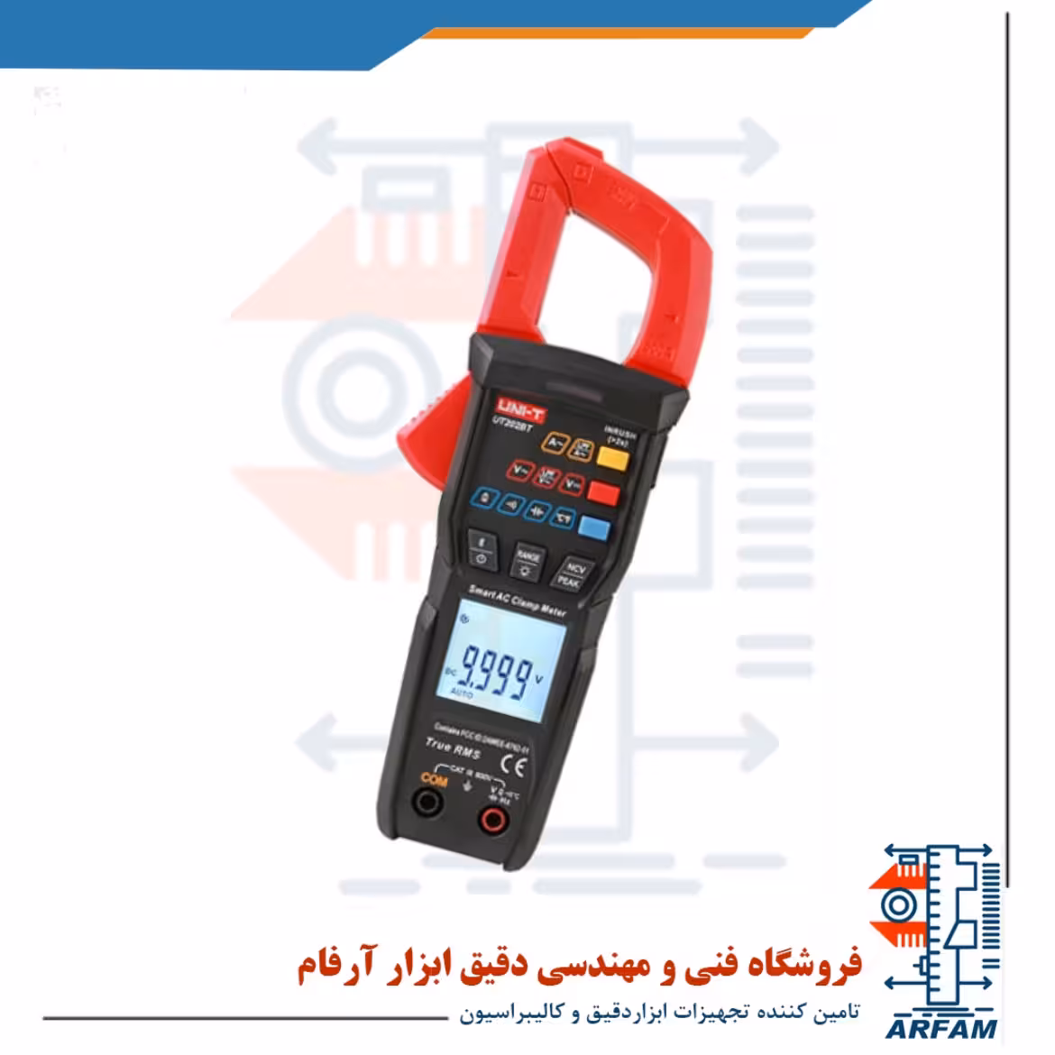 کلمپ متر هوشمند یونیتی سری UT202BT