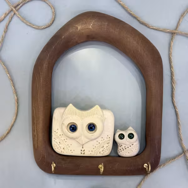 جاکلیدی جغد با بچه طرح چهار