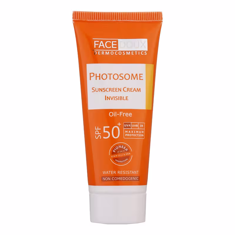 کرم ضد آفتاب SPF 50 فاقد چربی فیس دوکس
