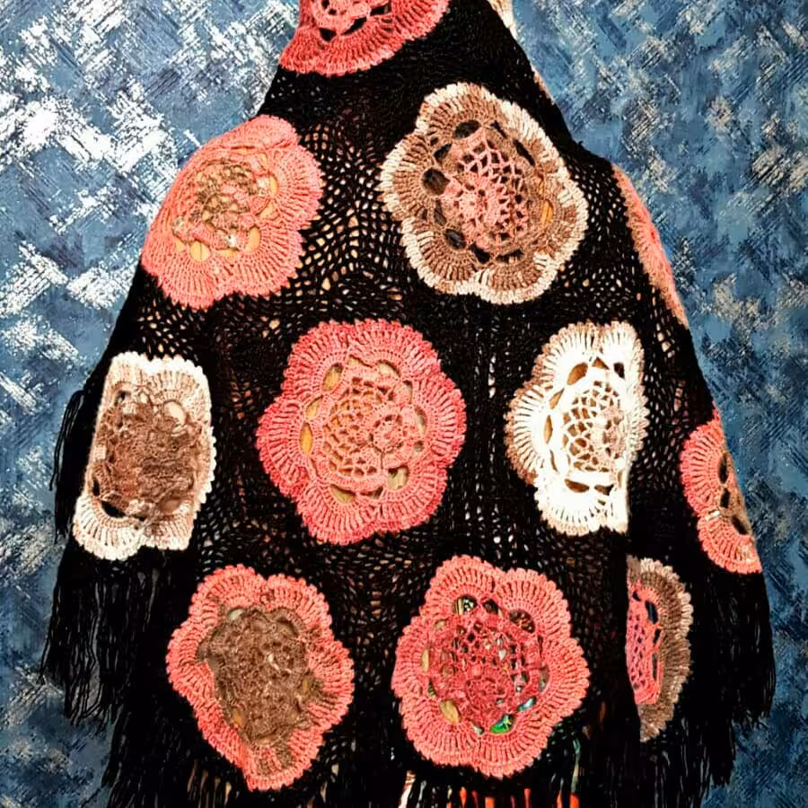 اشارپ  گل رز فوق العاده سبک و دلبرانه (سفارشی)