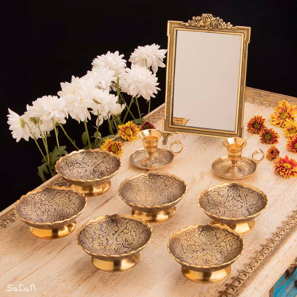 ست هفت سین طلایی کد 1020