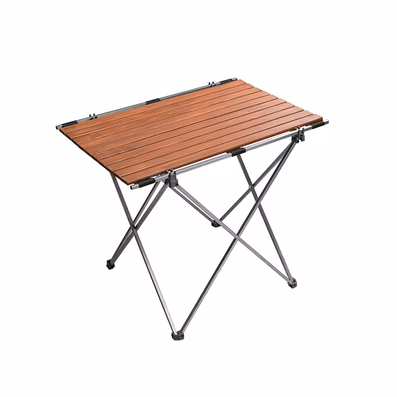 میز تاشو سفری 4 نفره ادریک مدل صفحه چوبی