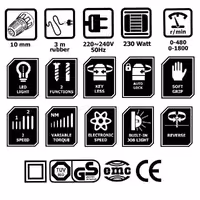 دریل پیچ گوشتی کنزاکس مدل KDD-1230