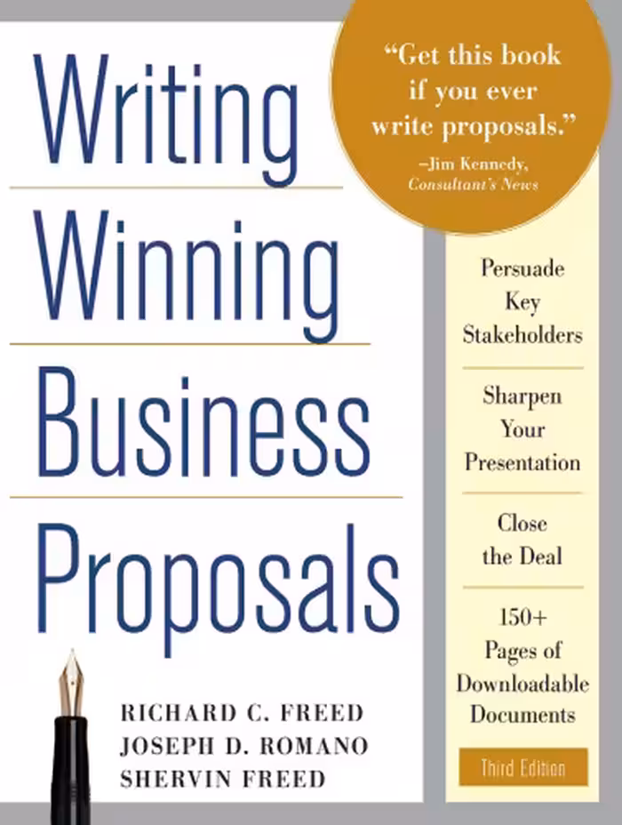 خرید و دانلود نسخه کامل کتاب Writing Winning Business Proposals