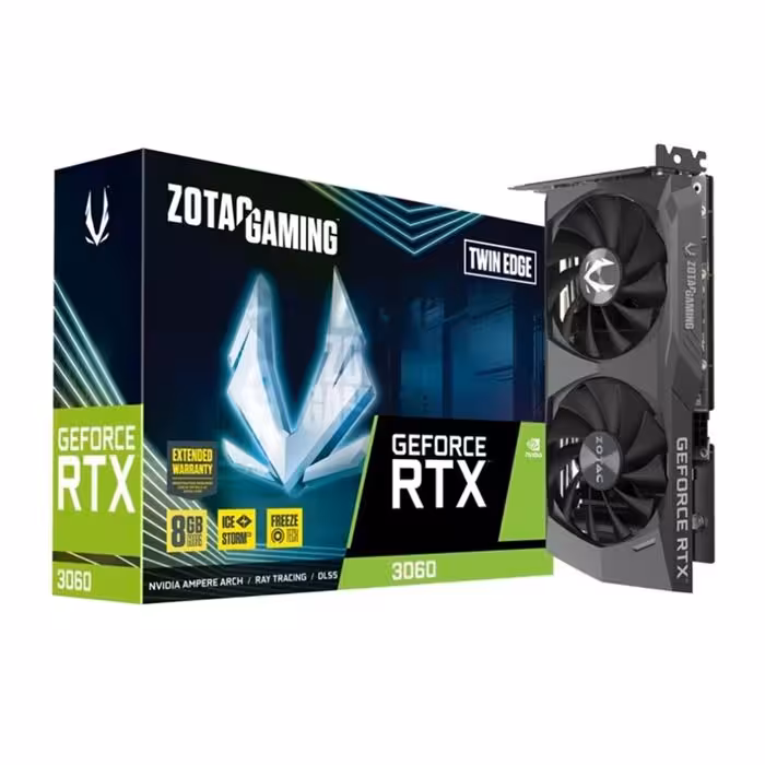 کارت گرافیک زوتاک RTX 3060 8GB Twin Edge