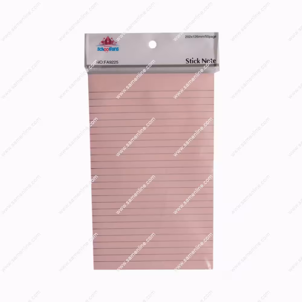 کاغذ یادداشت چسب دار ( استیک نوت ) اسکول فنس کد FA9225