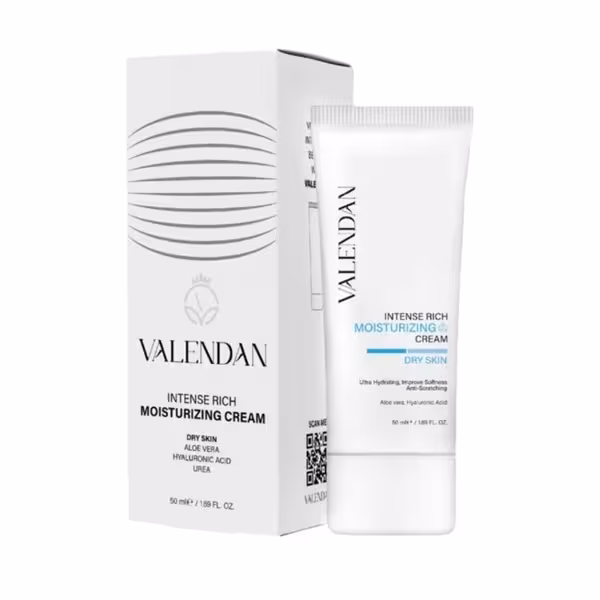 کرم مرطوب کننده پوست های خشک ولندان 50 میلی لیتر | Valendan Moisturizing Cream For DrySkin 50 ml
