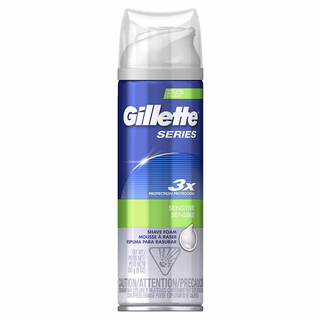 فوم اصلاح سریز ژیلت مدل Sensitive 3X