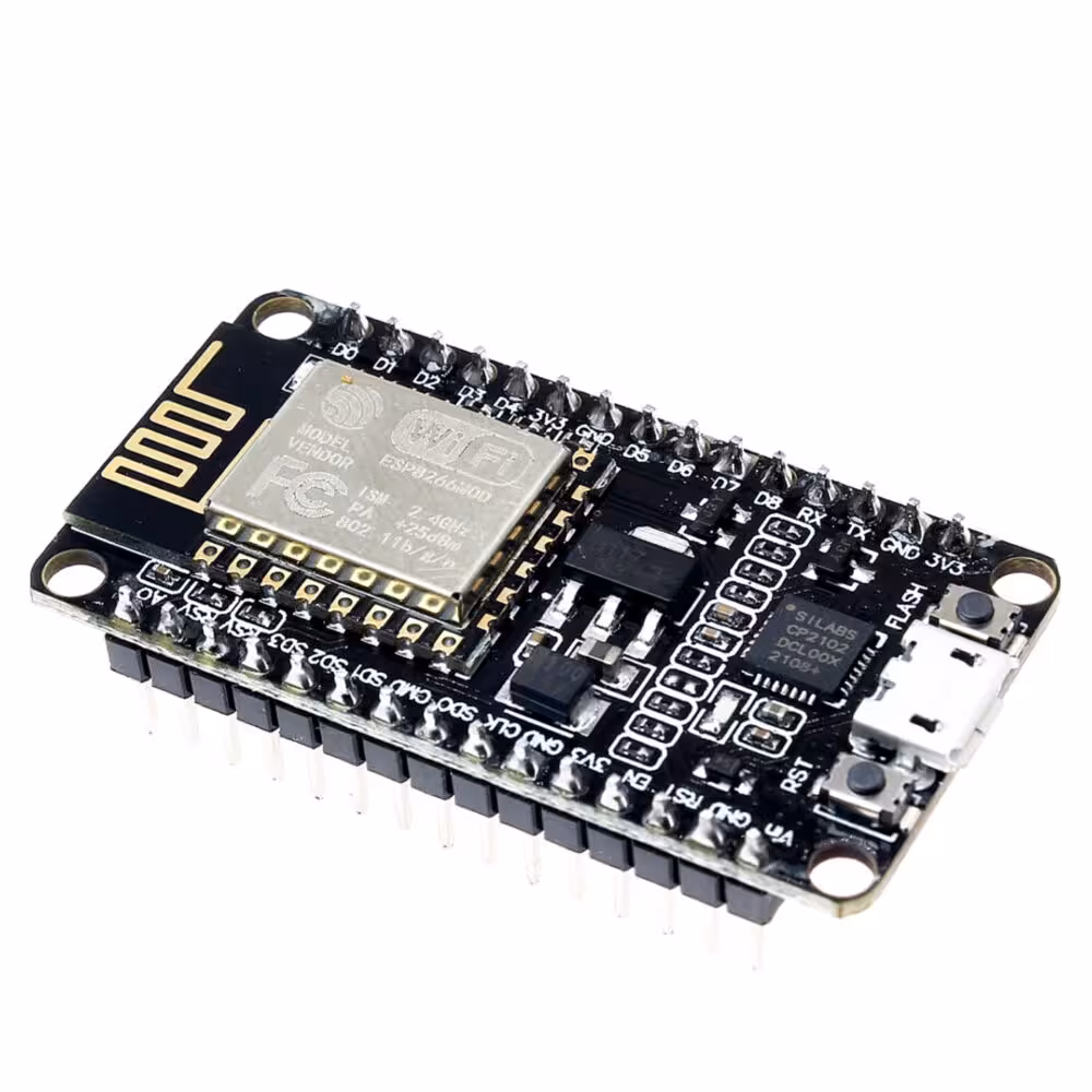 برد توسعه NodeMcu به همراه ماژول وای فای ESP8266 با مبدل CP2102