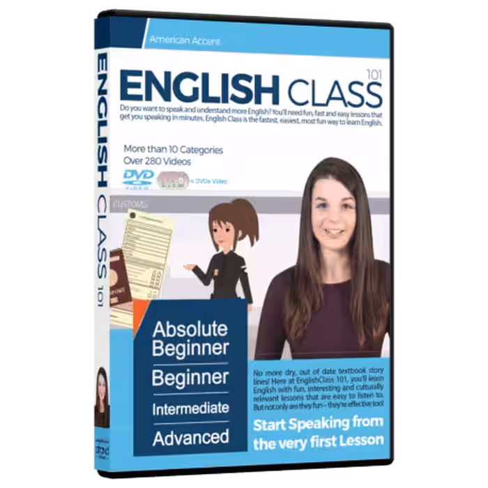 دی وی دی انگلیسی English class 101