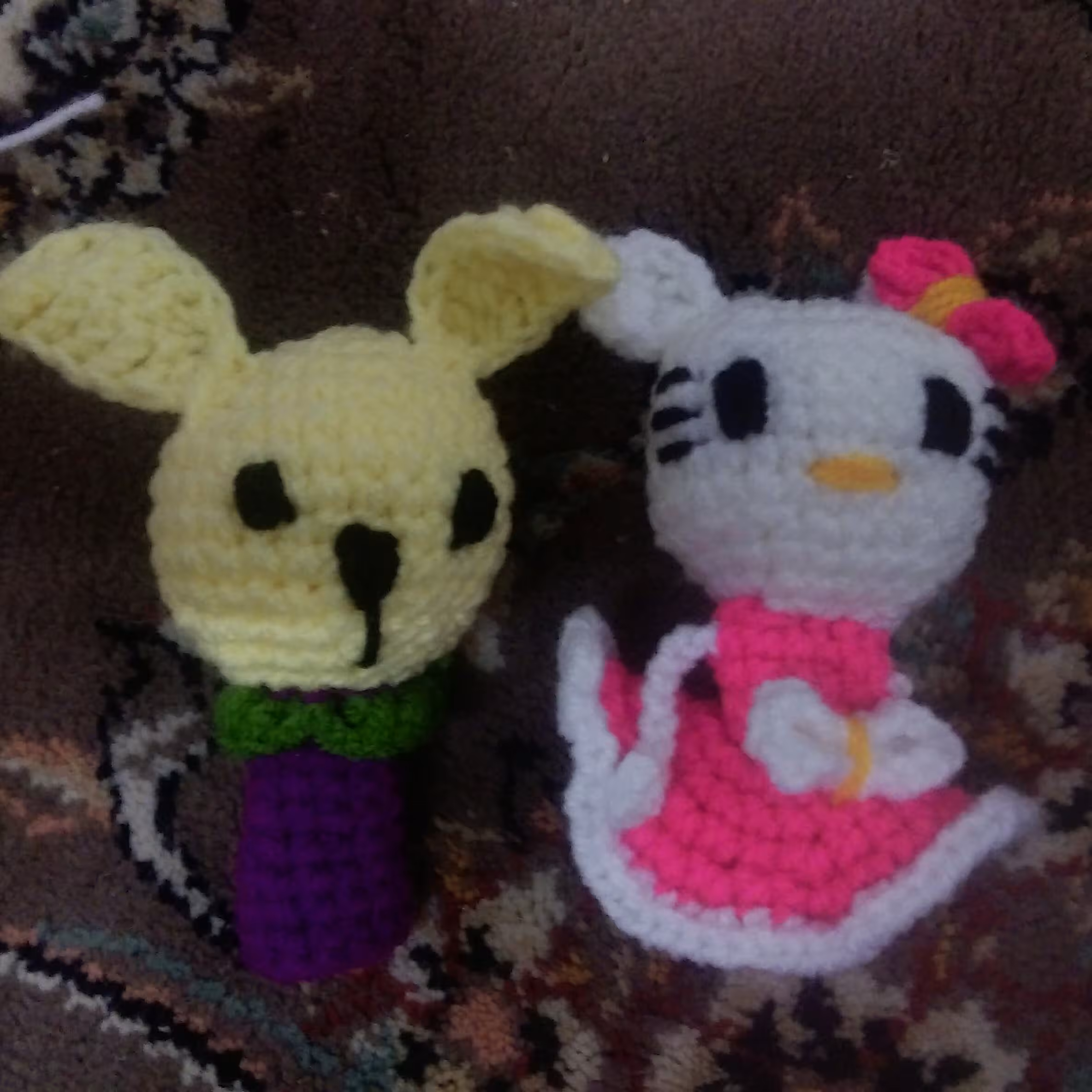 عروسک بافتنی سرمدادی