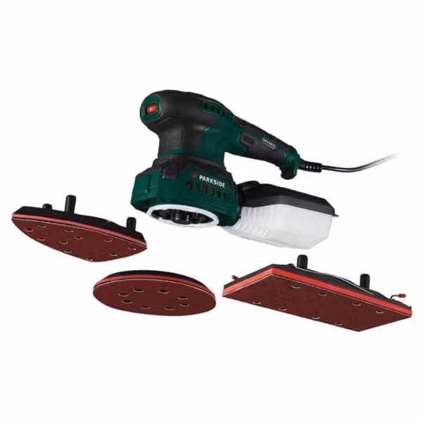 سنباده لرزان و گردان 3 کاره پارکساید آلمان مدل PMFS 200 C3