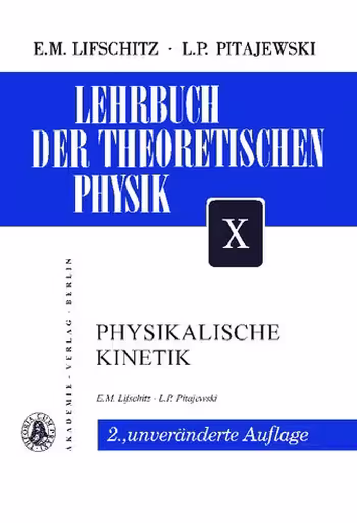 خرید و دانلود نسخه کامل کتاب Lehrbuch der Theoretischen Physik - Band X - Physikalische Kinetik