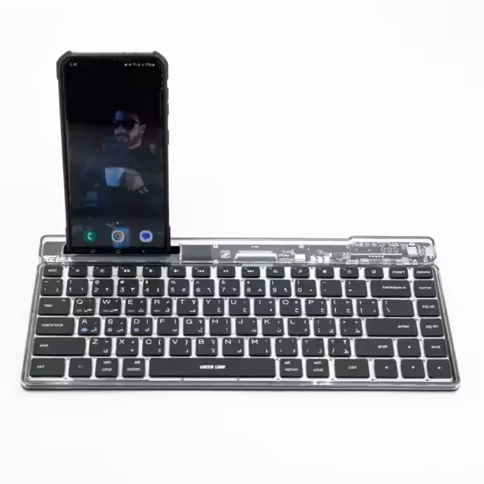 کیبورد شفاف بیسیم گرین لاین Green Lion Transparent Keyboard