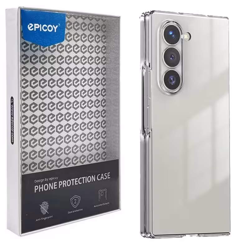 کاور گوشی سامسونگ Galaxy Z Fold 6 اپیکوی مدل Transparent Fold