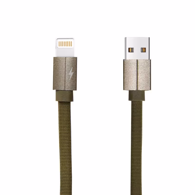 کابل تبدیل USB به لایتنینگ مدل FPC طول 0.25 متر