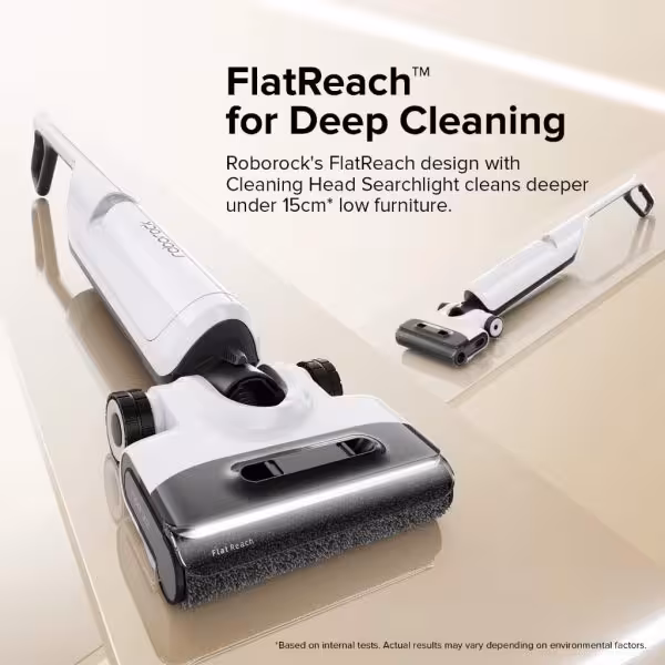 جارو شارژی سه‌کاره خشک و تر روبوراک Roborock مدل Flexi Lite WD3D3A