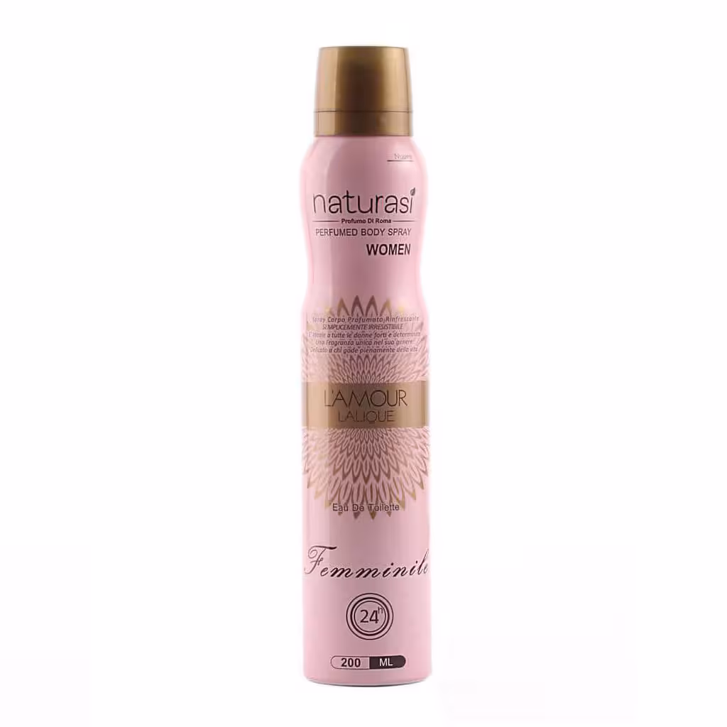 ناتراسی-اسپری بدن زنانه مدل لالیک لمور حجم 200 میلی لیتر