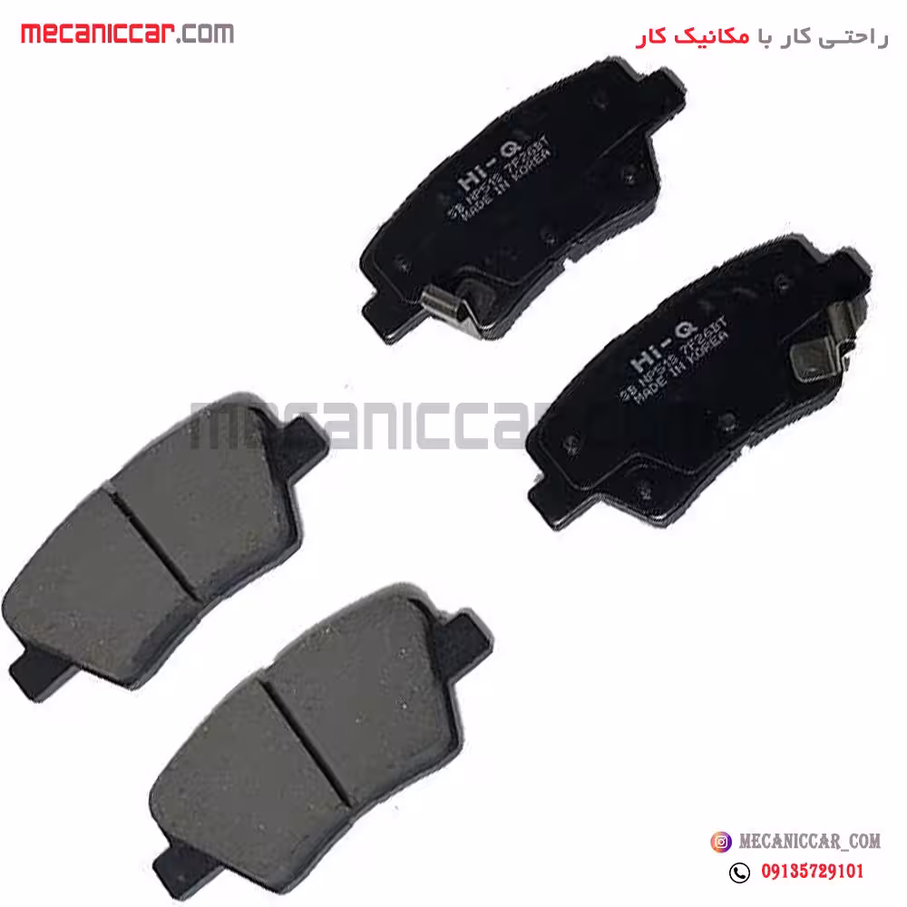 لنت ترمز چرخ عقب دیسکی سمند سورن و دنا عظام